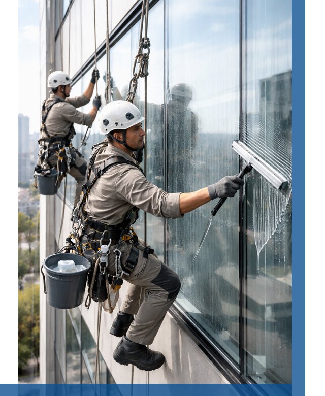 Мойка окон альпинистами в Воронеже от 4833 р. | ВЫСОТНИК-Врн