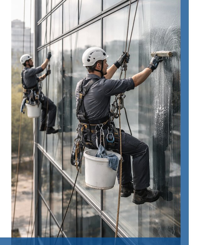 Мойка сплошного остекления в Воронеже, заказать от 322 р.| ВЫСОТНИК-Врн