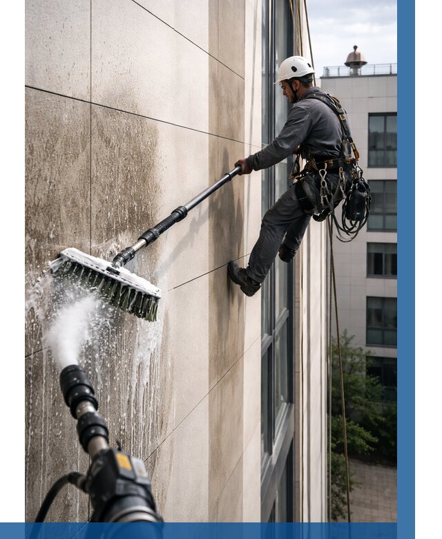 Мойка фасада из керамогранита в Воронеже от 322 р. | ВЫСОТНИК-Врн