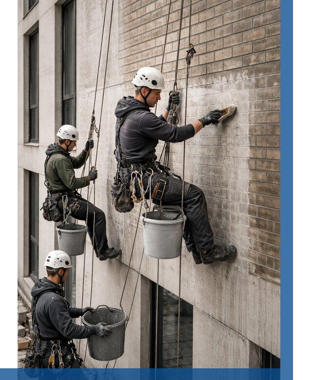 Удаление высолов с фасада в Воронеже от 269 р. | ВЫСОТНИК-Врн