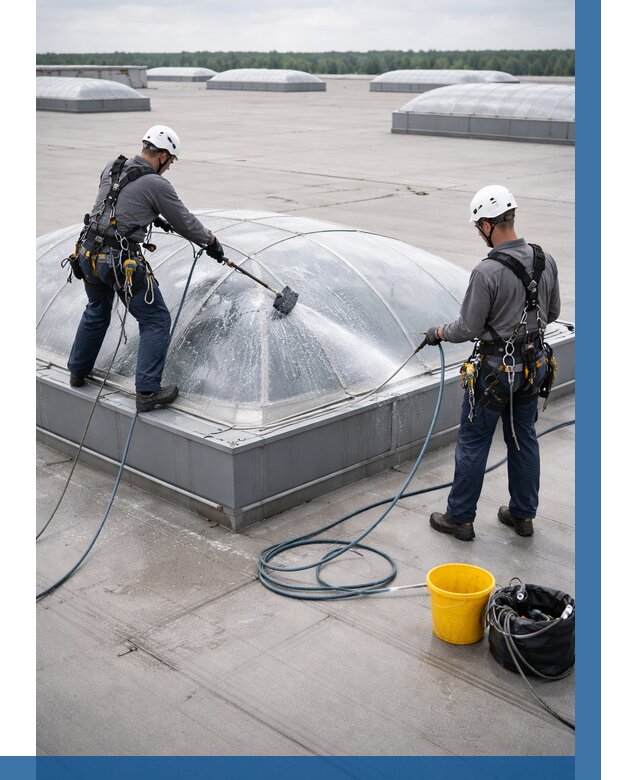 Мойка зенитных фонарей в Воронеже, заказать от 4833 р. | ВЫСОТНИК-Врн