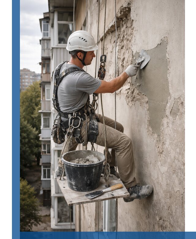 Восстановление фасадной штукатурки в Воронеже с гарантией качества