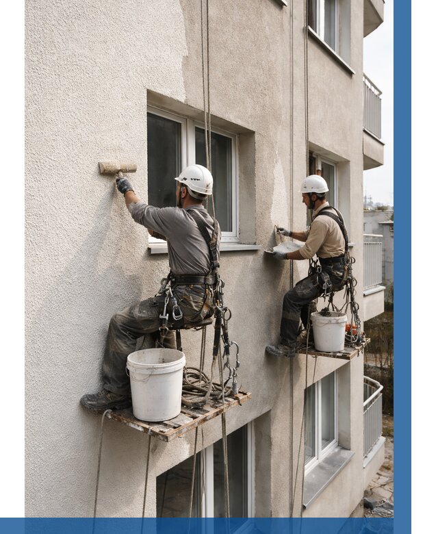 Нанесение короеда на фасад в Воронеже от 483 р. | ВЫСОТНИК-Врн