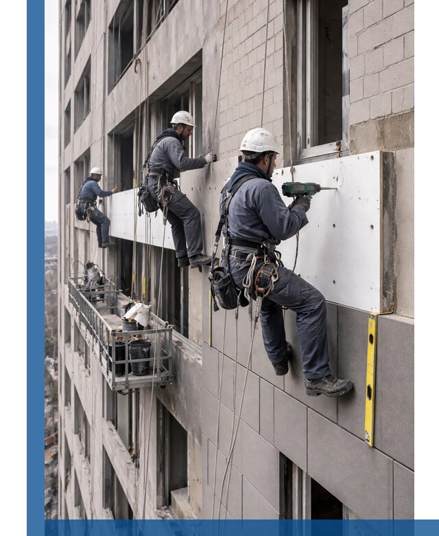 Монтаж фасадных термопанелей высокого качества в Воронеже