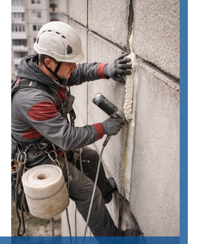 Утепление межпанельных швов в Воронеже от 752 р. | ВЫСОТНИК-Врн