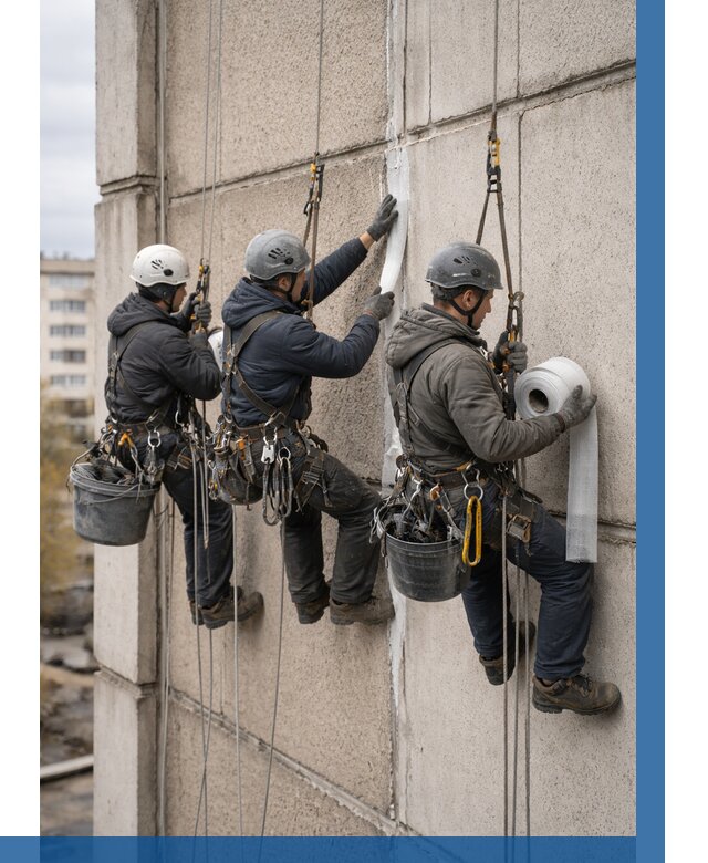 Ремонт межпанельных швов в Воронеже от 806 р. | ВЫСОТНИК-Врн