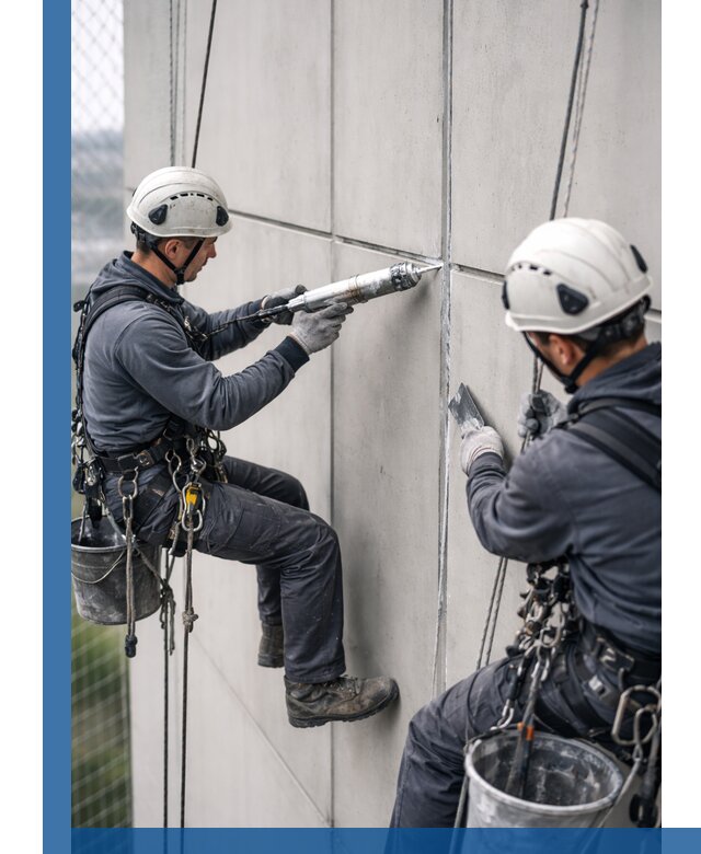 Первичная герметизация швов фасадов и кровель в Воронеже