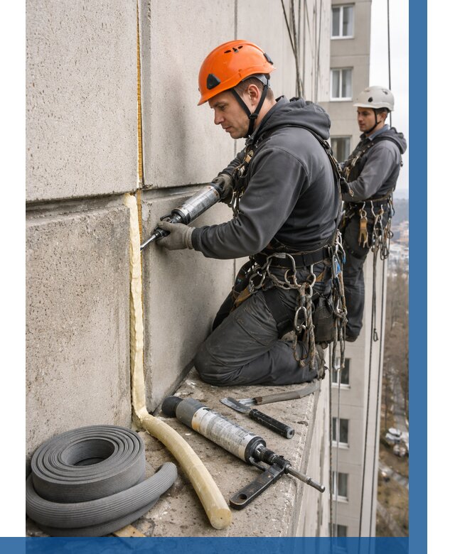 Теплый шов межпанельные швы в Воронеже от 752 р. | ВЫСОТНИК-Врн