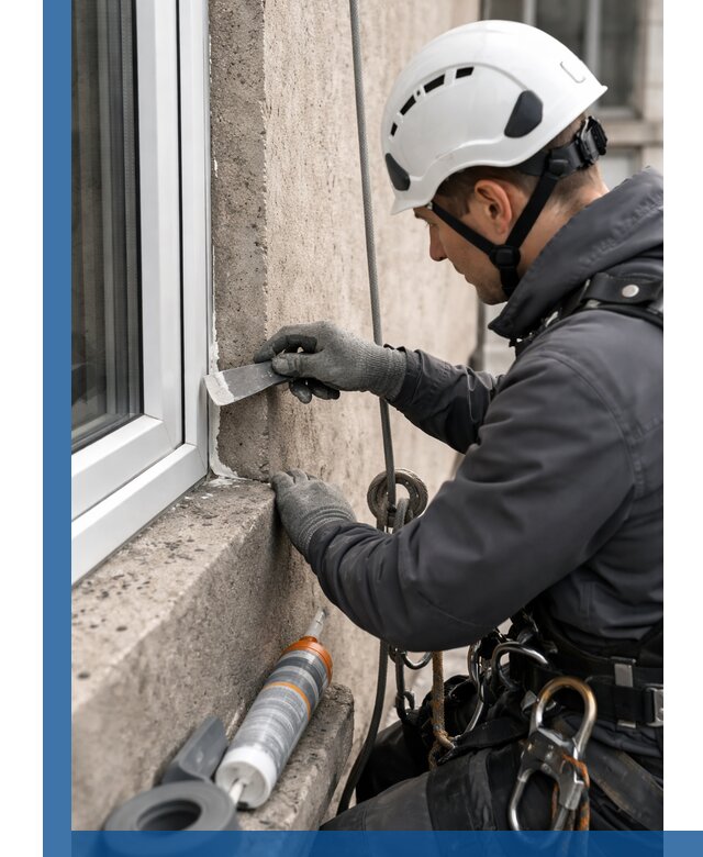 Герметизация монтажных швов окон в Воронеже с гарантией качества