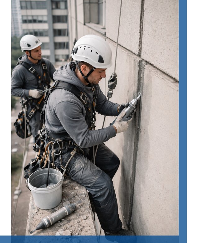 Ремонт деформационных швов здания в Воронеже от 1074 р. | ВЫСОТНИК-Врн