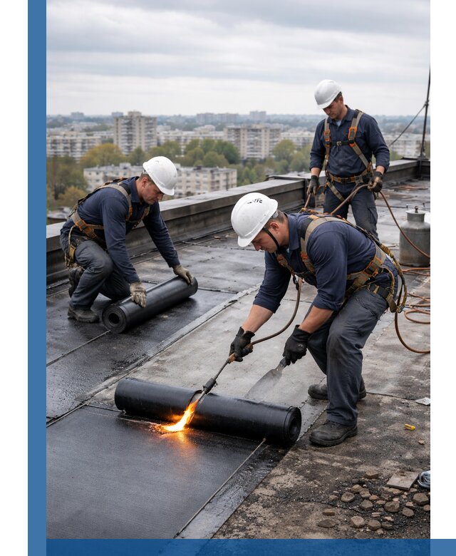 Ремонт наплавляемой кровли в Воронеже качественно и надежно