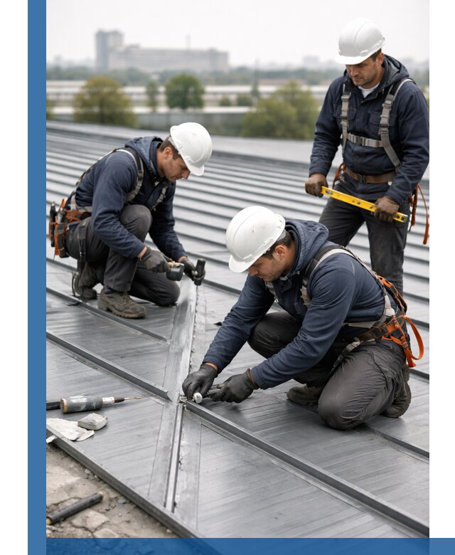 Ремонт фальцевой кровли в Воронеже срочно и качественно