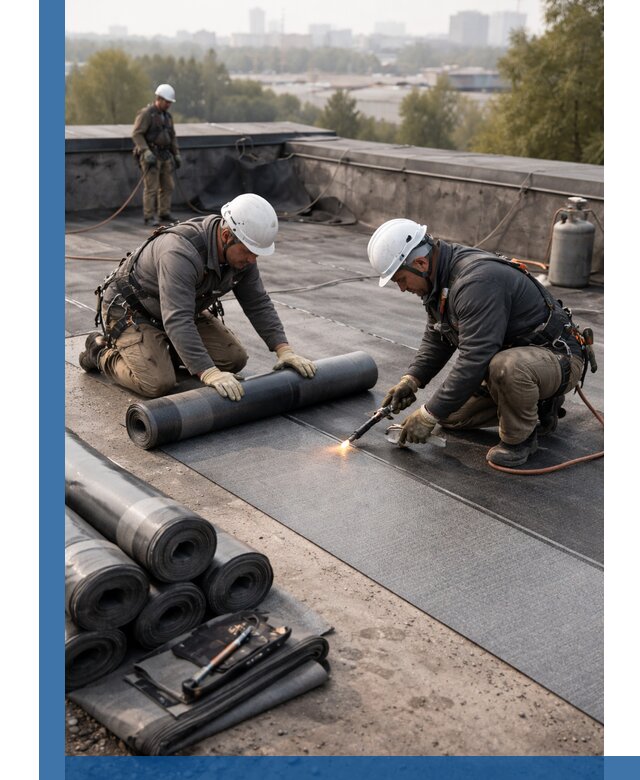 Монтаж мягкой кровли в Воронеже профессионально и надежно