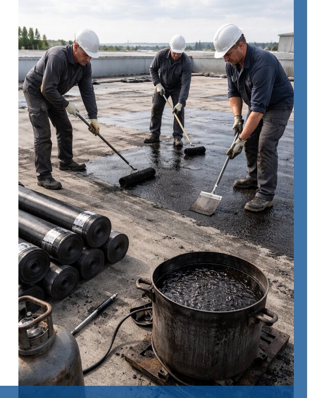 Гидроизоляция кровли мастикой в Воронеже от 644 р. | ВЫСОТНИК-Врн