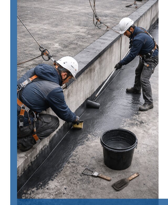 Гидроизоляция кровли жидкой резиной профессионально в Воронеже