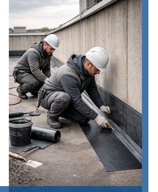 Гидроизоляция примыканий на кровле в Воронеже от 967 р. | ВЫСОТНИК-Врн