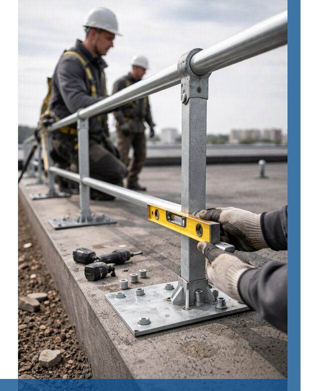 Монтаж кровельного ограждения в Воронеже от 1289 р. | ВЫСОТНИК-Врн