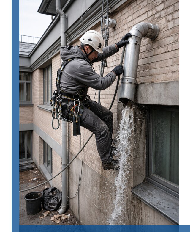 Профессиональная прочистка водосточных труб в Воронеже с гарантией