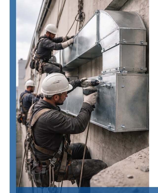 Профессиональный монтаж вентиляционных коробов в Воронеже под ключ