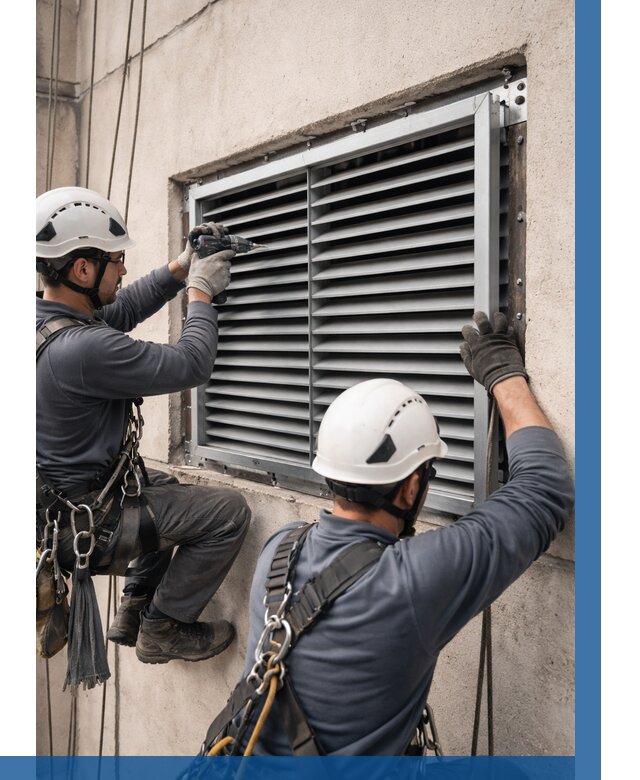 Монтаж вентиляционных решеток в Воронеже от 4833 р. | ВЫСОТНИК-Врн