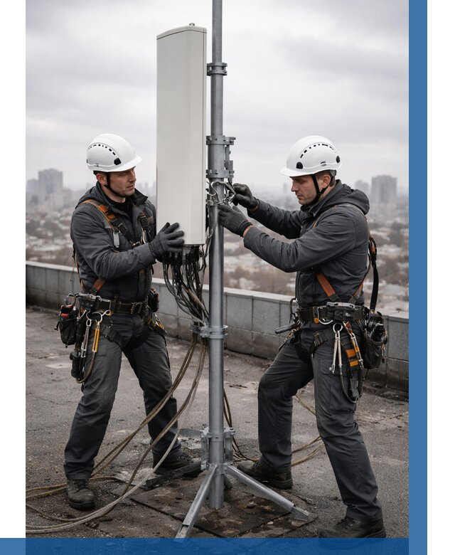 Монтаж антенн связи на крыше в Воронеже от 9130 р. | ВЫСОТНИК-Врн