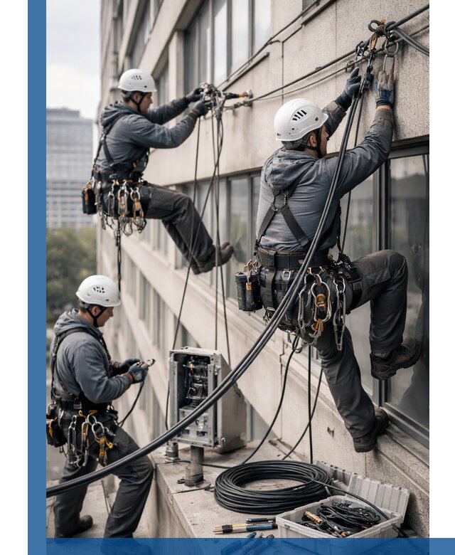 Прокладка оптоволоконного кабеля в Воронеже под ключ с тестированием