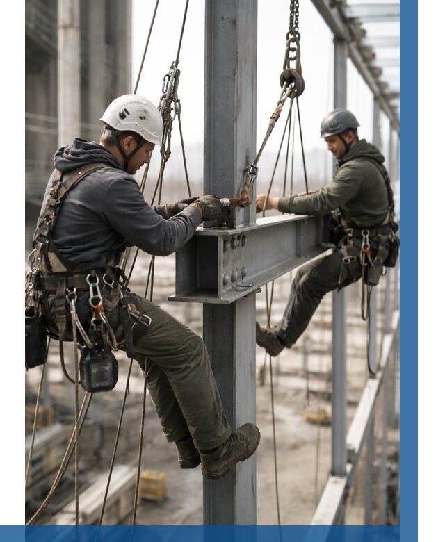 Монтаж металлоконструкций на высоте в Воронеже от 3759 р. | ВЫСОТНИК-Врн