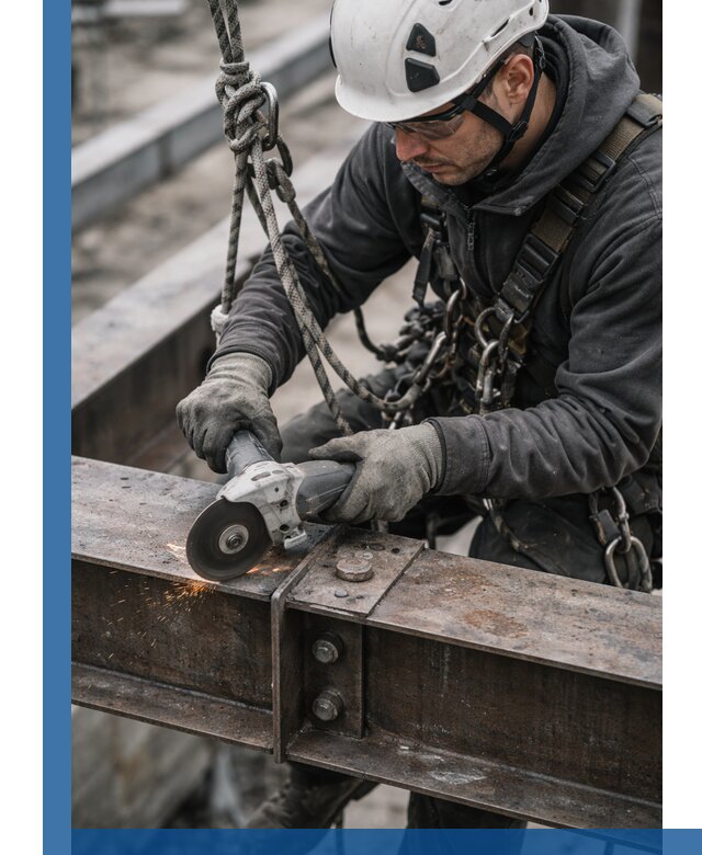 Резка металла на высоте в Воронеже для зданий и конструкций