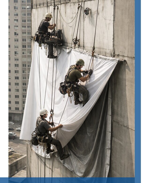 Замена баннерного полотна в Воронеже от 6982 р. | ВЫСОТНИК-Врн—заказать