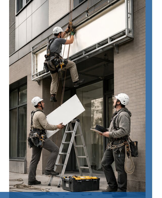 Монтаж светового короба в Воронеже от 6982 р. | ВЫСОТНИК-Врн