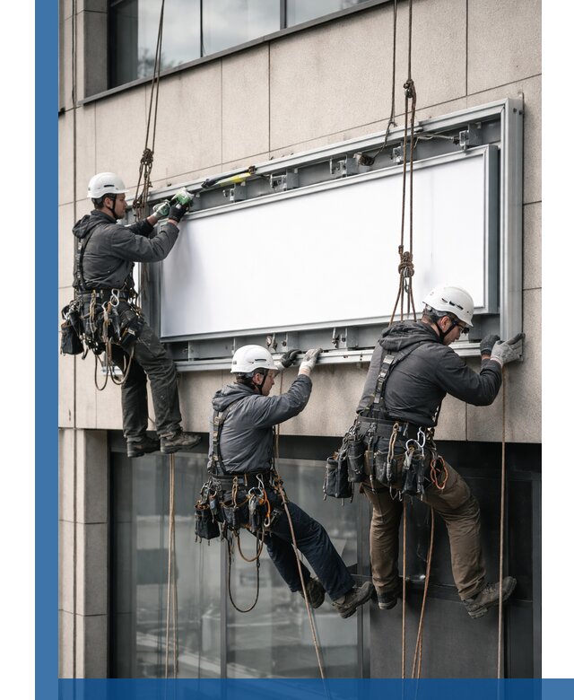 Профессиональный монтаж светового короба под ключ в Воронеже