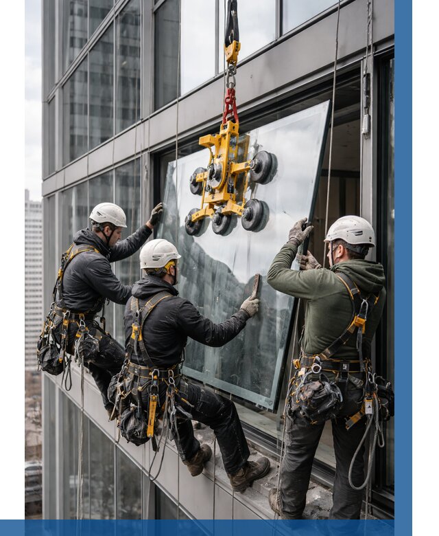 Фасадное остекление зданий под ключ в Воронеже от 10741 р. | ВЫСОТНИК-Врн