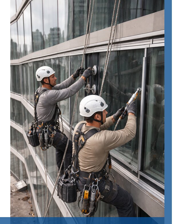 Радиусное остекление фасада в Воронеже от 12889 р. | ВЫСОТНИК-Врн