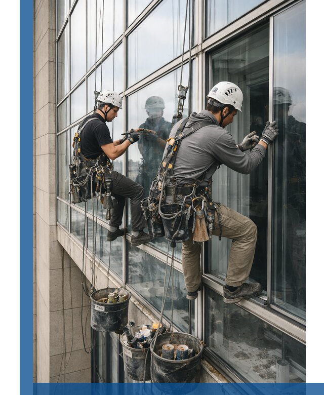 Ремонт витражных конструкций и фасадного остекления в Воронеже