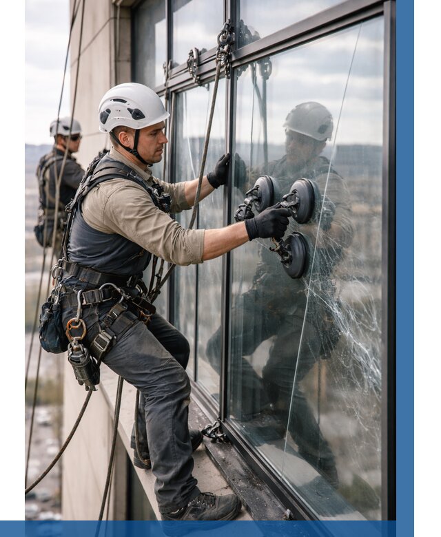 Замена стекла в витраже в Воронеже под ключ от 9130 р. | ВЫСОТНИК-Врн