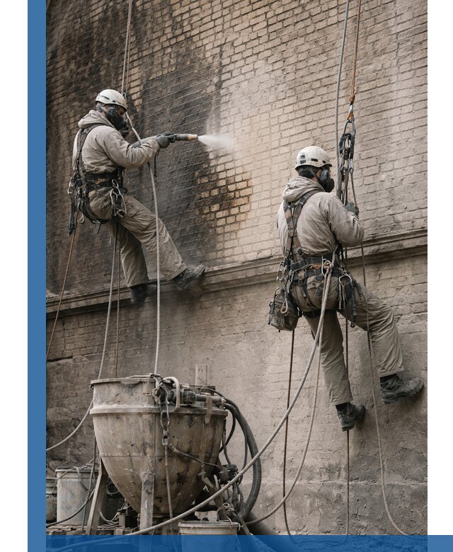 Пескоструйная очистка фасадов в Воронеже профессионально