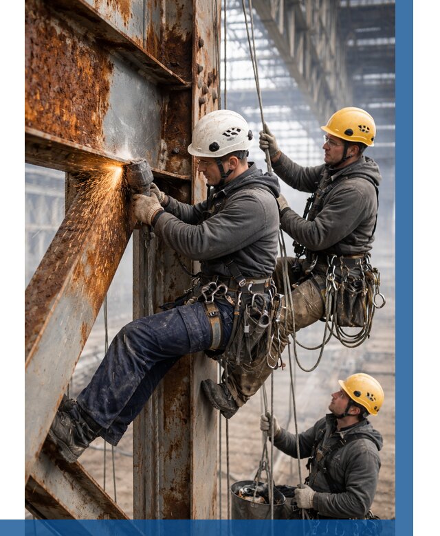 Зачистка металла от ржавчины в Воронеже от 376 р. | ВЫСОТНИК-Врн