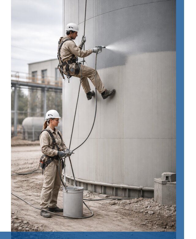 Покраска резервуаров в Воронеже от 1289 р. | ВЫСОТНИК-Врн — заказать