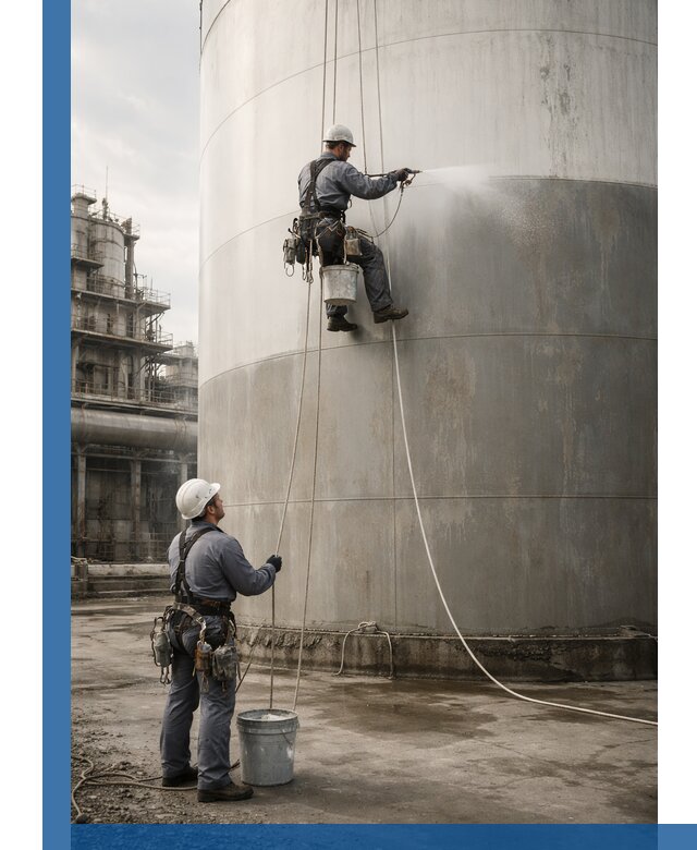 Покраска стальных резервуаров и емкостей в Воронеже профессионально