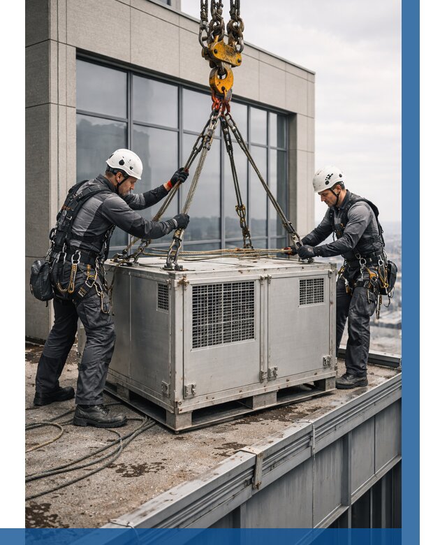 Такелажные работы на высоте в Воронеже от 8593 р. | ВЫСОТНИК-Врн