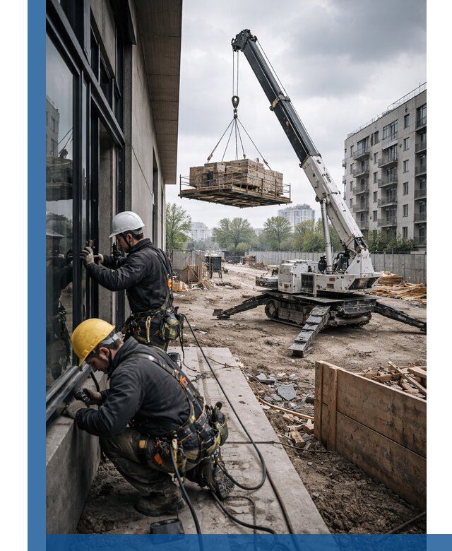 Аренда крана Пионер в Воронеже для строительных работ