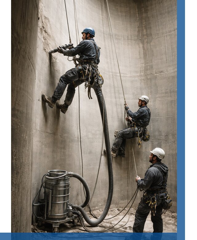 Зачистка силосов в Воронеже от 4833 р. Договор и смета ВЫСОТНИК-Врн