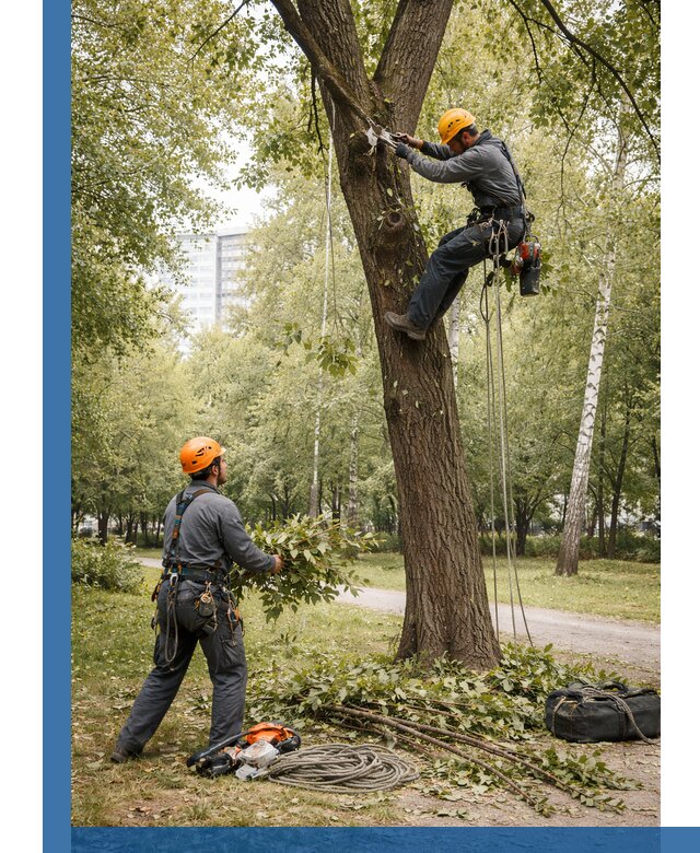 Санитарная обрезка деревьев в Воронеже, профессионально и безопасно