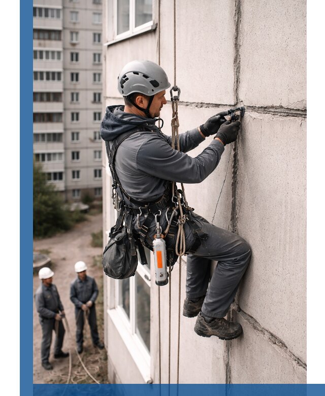 Обследование межпанельных швов и герметизация в Воронеже