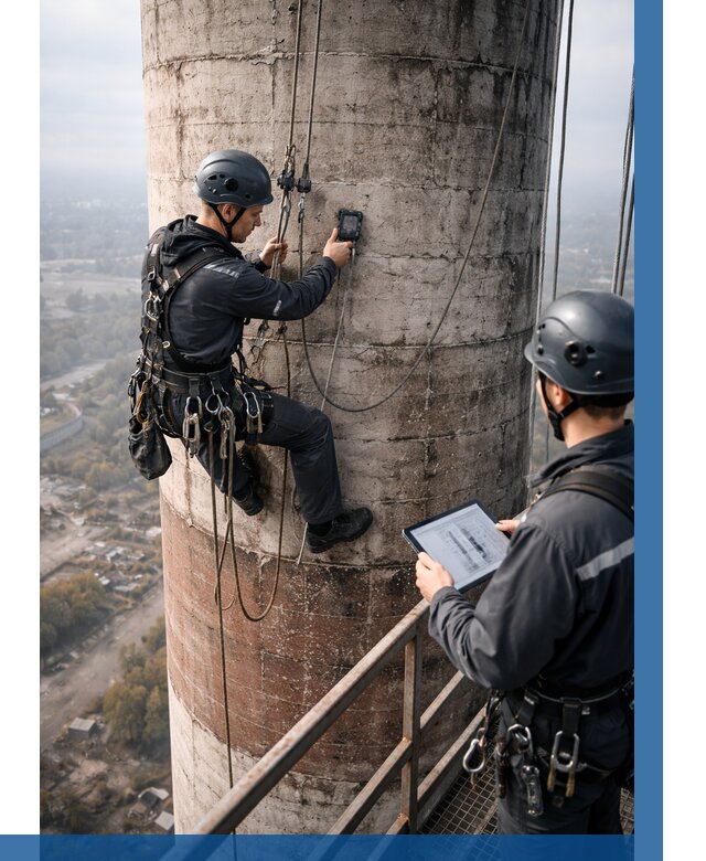Обследование дымовой трубы в Воронеже от 8593 р. | ВЫСОТНИК-Врн