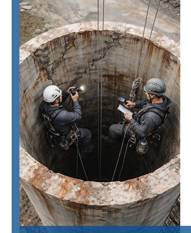 Обследование дымовой трубы: диагностика и оценка состояния в Воронеже