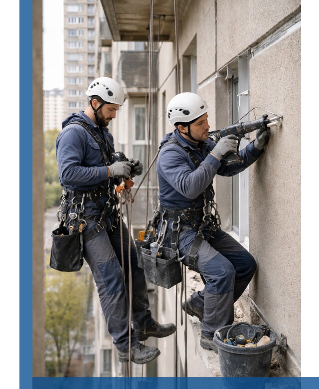 Промышленные альпинисты высотные работы и монтаж в Воронеже